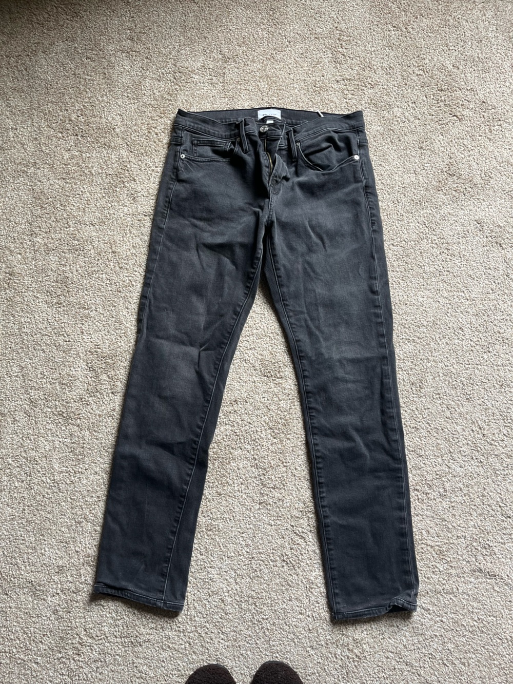 Frame Denim Black Slim Jeans